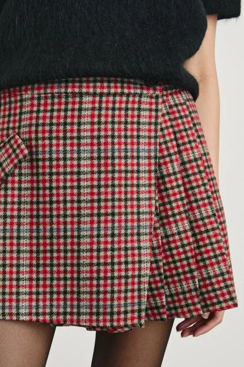 Women Rails Skirts Adriana Skirt Crimson Mini Check