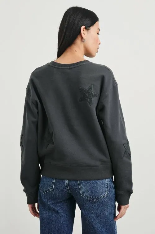 Women Rails Sleepwear and Lounge Sonia Sweatshirt Washed Black Women Rails Sleepwear and Lounge Sonia Sweatshirt Washed Black