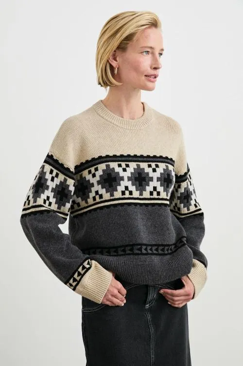 Women Rails Sweaters Emma Sweater Heather Fair Isle