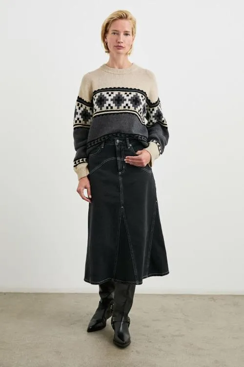 Women Rails Sweaters Emma Sweater Heather Fair Isle Women Rails Sweaters Emma Sweater Heather Fair Isle