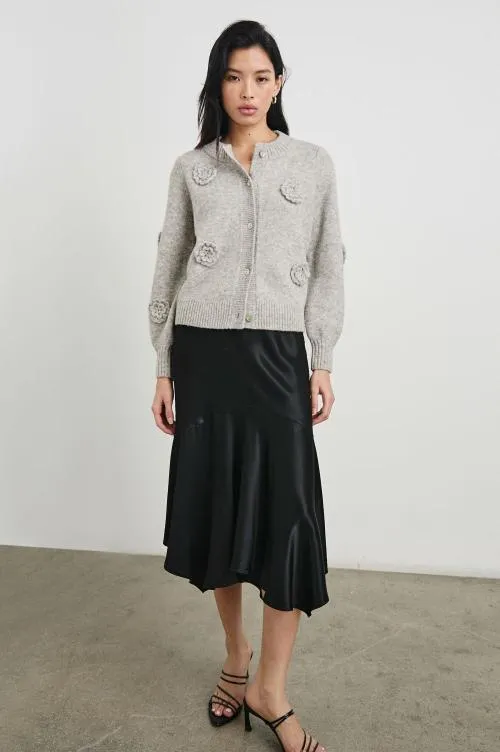 Women Rails Sweaters Francesca Cardigan Heather Grey Women Rails Sweaters Francesca Cardigan Heather Grey