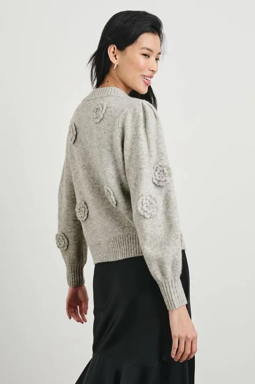 Women Rails Sweaters Francesca Cardigan Heather Grey Women Rails Sweaters Francesca Cardigan Heather Grey
