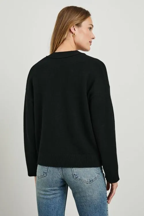 Women Rails Sweaters Lindi Cardigan Black Women Rails Sweaters Lindi Cardigan Black