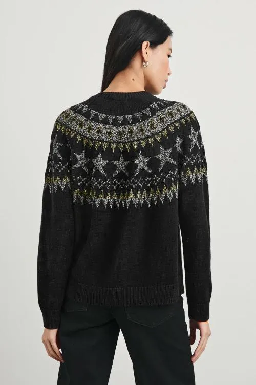 Women Rails Sweaters Zoey Sweater Metallic Fair Isle