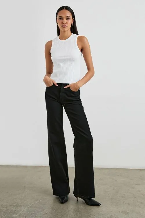 Women Rails Tees and Tanks The Racer Tank White