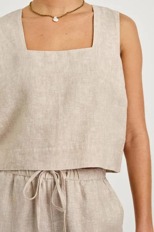 Women Rails Tops Akira Top Heathered Flax Women Rails Tops Akira Top Heathered Flax