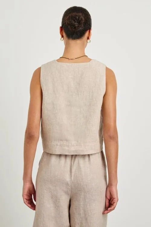 Women Rails Tops Akira Top Heathered Flax Women Rails Tops Akira Top Heathered Flax