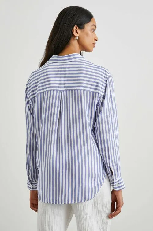 Women Rails Tops Elle Shirt Blue White Stripe Women Rails Tops Elle Shirt Blue White Stripe
