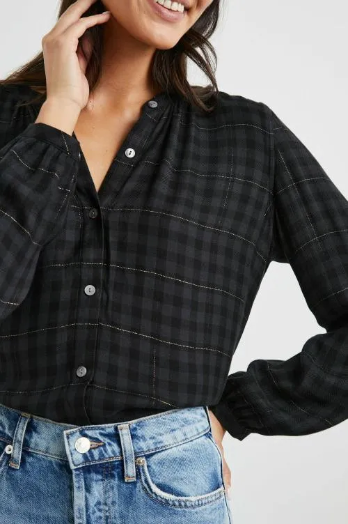 Women Rails Tops Eloise Top Onyx Lurex