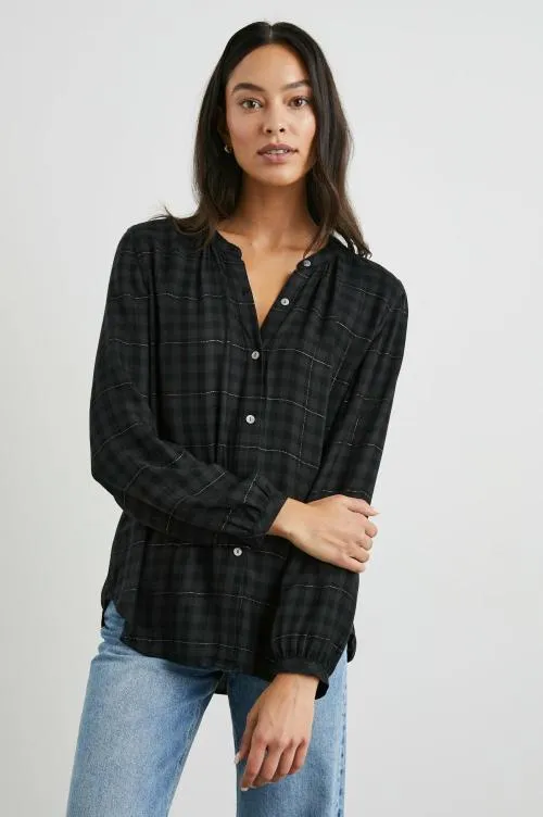 Women Rails Tops Eloise Top Onyx Lurex