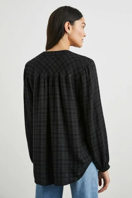 Women Rails Tops Eloise Top Onyx Lurex