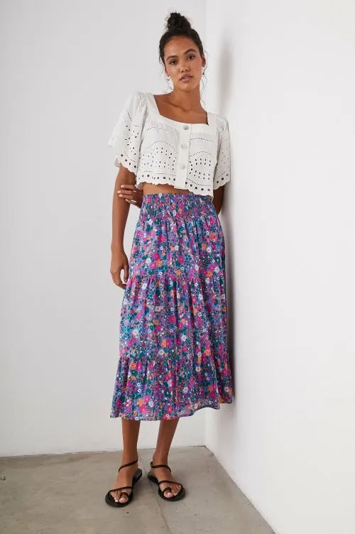 Women Rails Tops Kit Top White Eyelet Embroidery Women Rails Tops Kit Top White Eyelet Embroidery