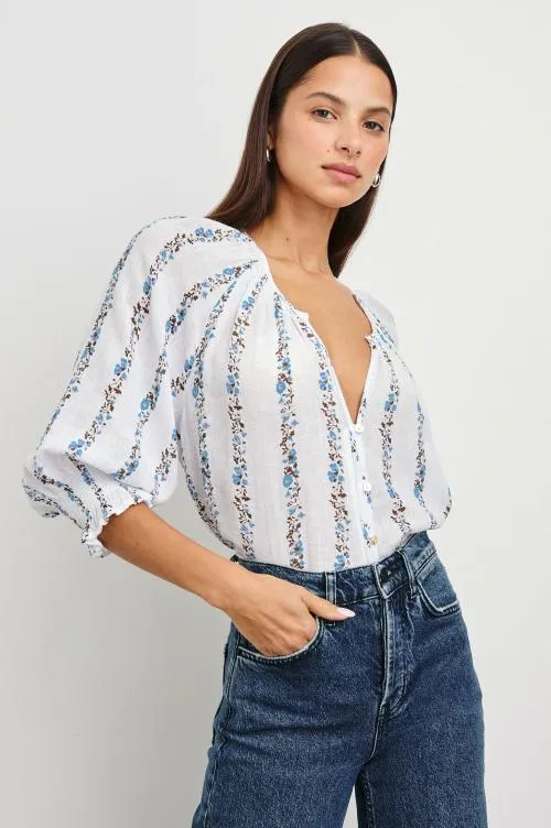 Women Rails Tops Mariah Top Bluebell Stripe