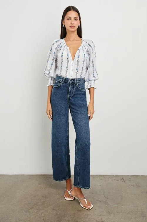 Women Rails Tops Mariah Top Bluebell Stripe Women Rails Tops Mariah Top Bluebell Stripe