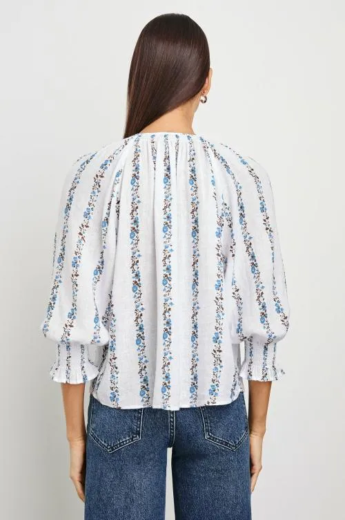 Women Rails Tops Mariah Top Bluebell Stripe Women Rails Tops Mariah Top Bluebell Stripe