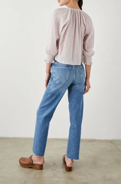 Women Rails Tops Mariah Top Soft Rose Check Women Rails Tops Mariah Top Soft Rose Check