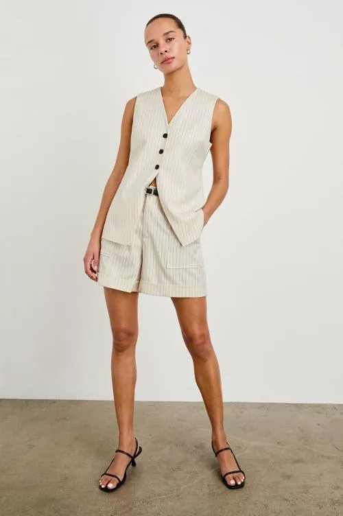 Women Rails Tops Mylah Vest Birch Pinstripe Women Rails Tops Mylah Vest Birch Pinstripe