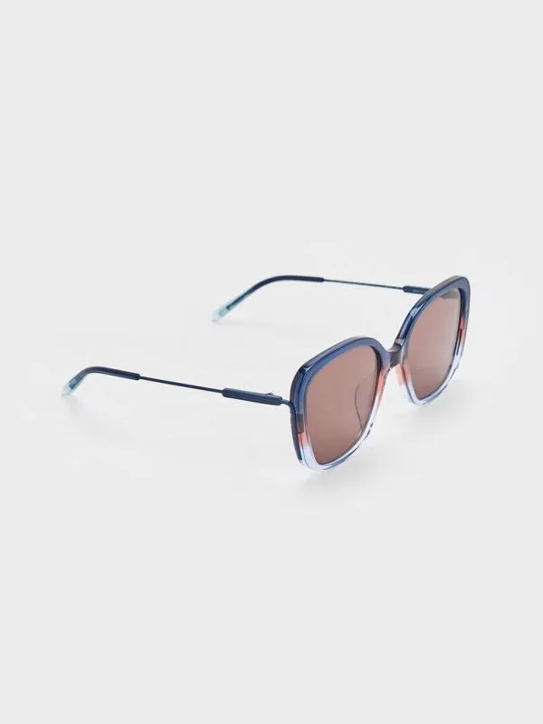 Women Recycled Acetate MulticolouredFrame Butterfly Sunglasses 8211 Multi CHARLES and KEITH Butterfly