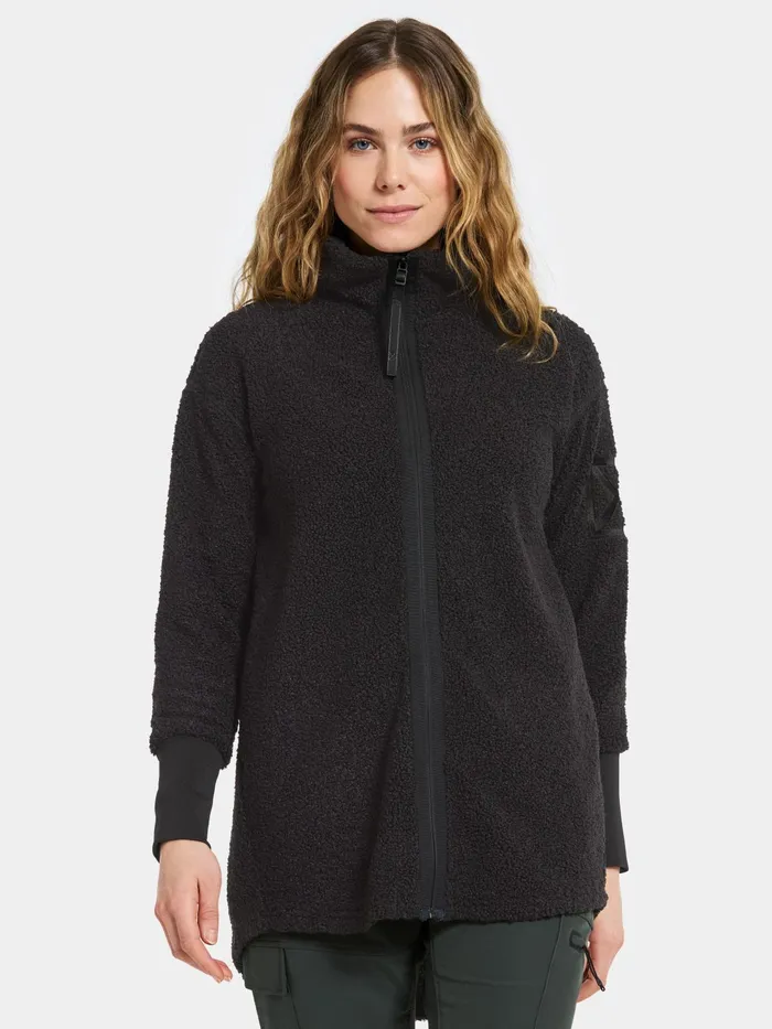 Women Sally FullZip Black Didriksons Spring Jackets