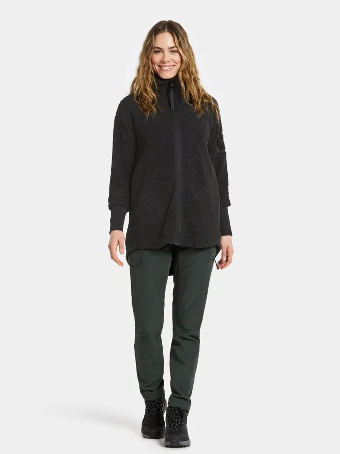 Women Sally FullZip Black Didriksons Spring Jackets