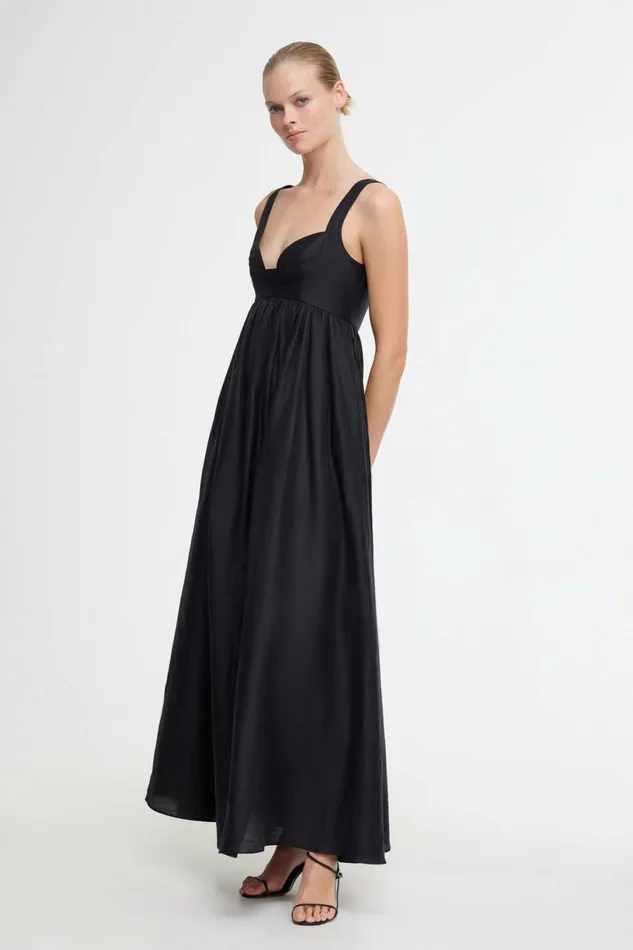 Women SANDGATE MIDI DRESS Black Acler Sale