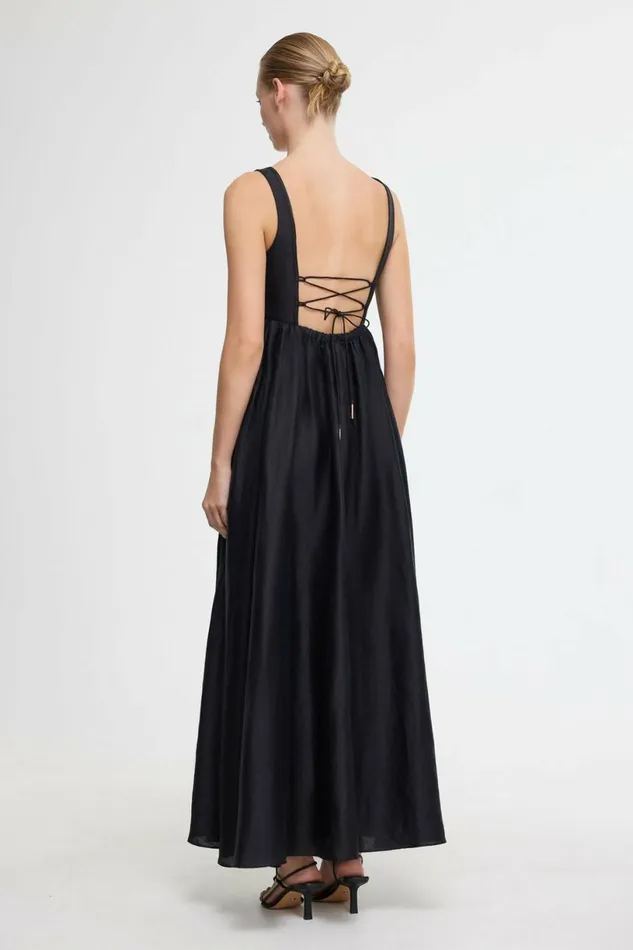 Women SANDGATE MIDI DRESS Black Acler Sale