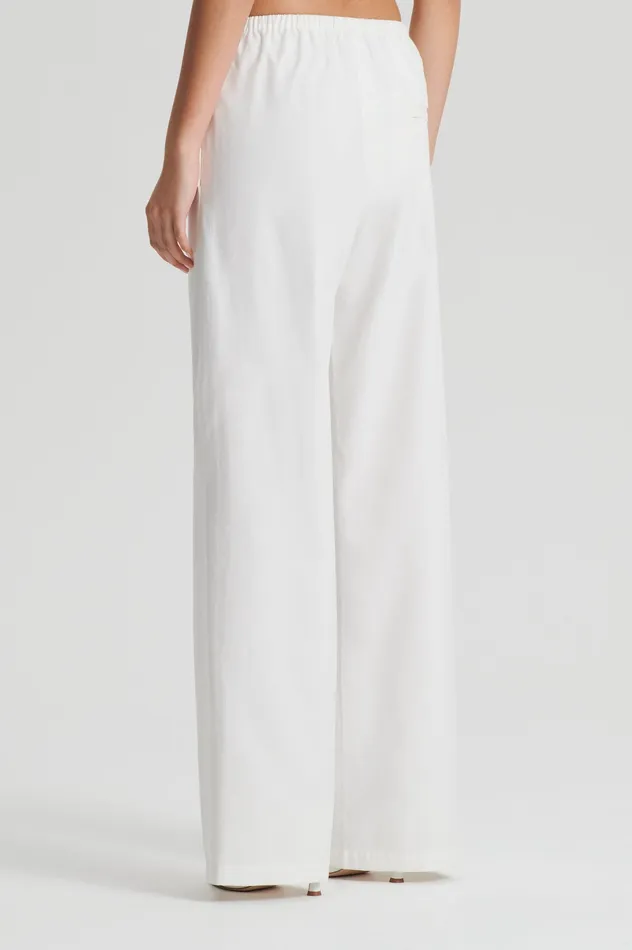 Women Scanlan Theodore POCKET CARGO WHITE Trousers Women Scanlan Theodore POCKET CARGO WHITE Trousers