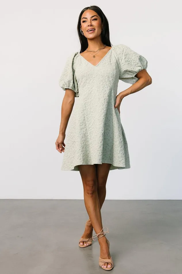Women Short Dresses Baltic Born Eulalie Mini Dress Sage