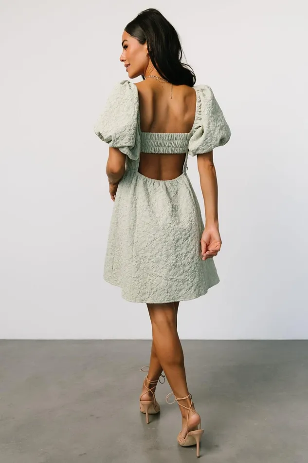 Women Short Dresses Baltic Born Eulalie Mini Dress Sage