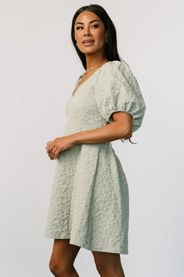 Women Short Dresses Baltic Born Eulalie Mini Dress Sage