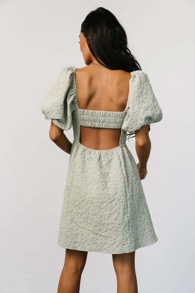 Women Short Dresses Baltic Born Eulalie Mini Dress Sage