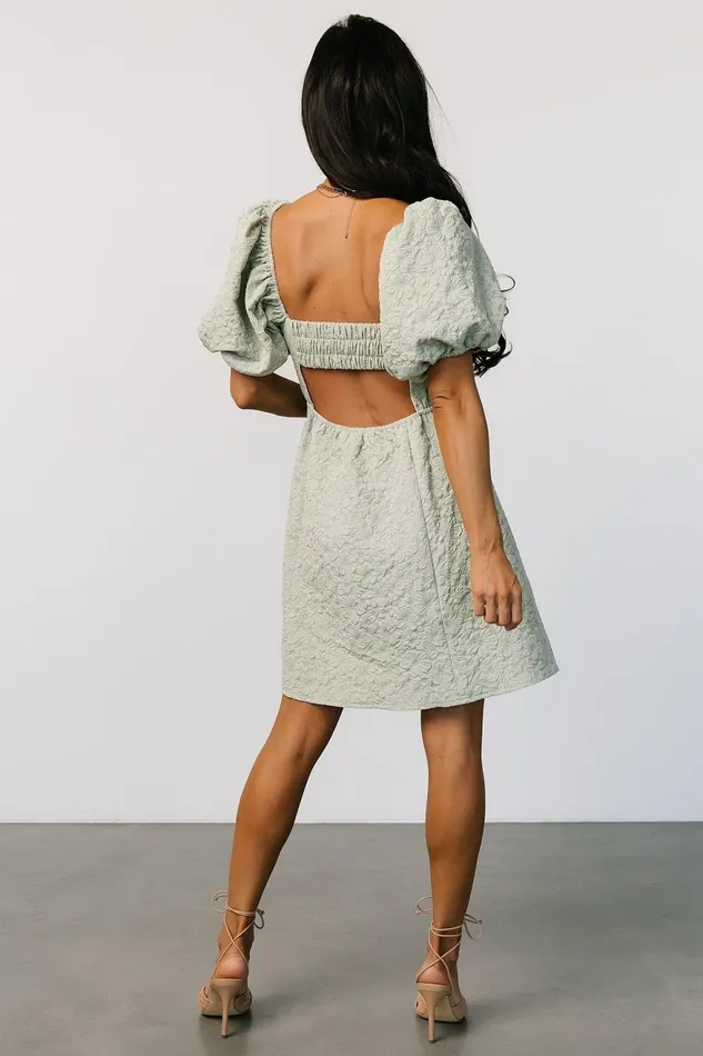 Women Short Dresses Baltic Born Eulalie Mini Dress Sage