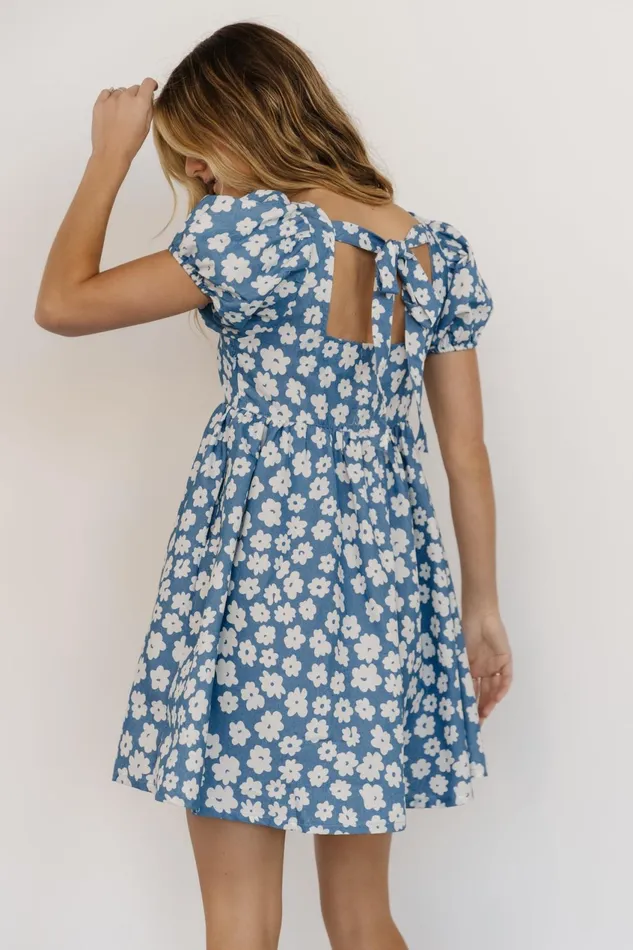 Women Short Dresses Baltic Born McKell Mini Dress Chambray Floral Women Short Dresses Baltic Born McKell Mini Dress Chambray Floral