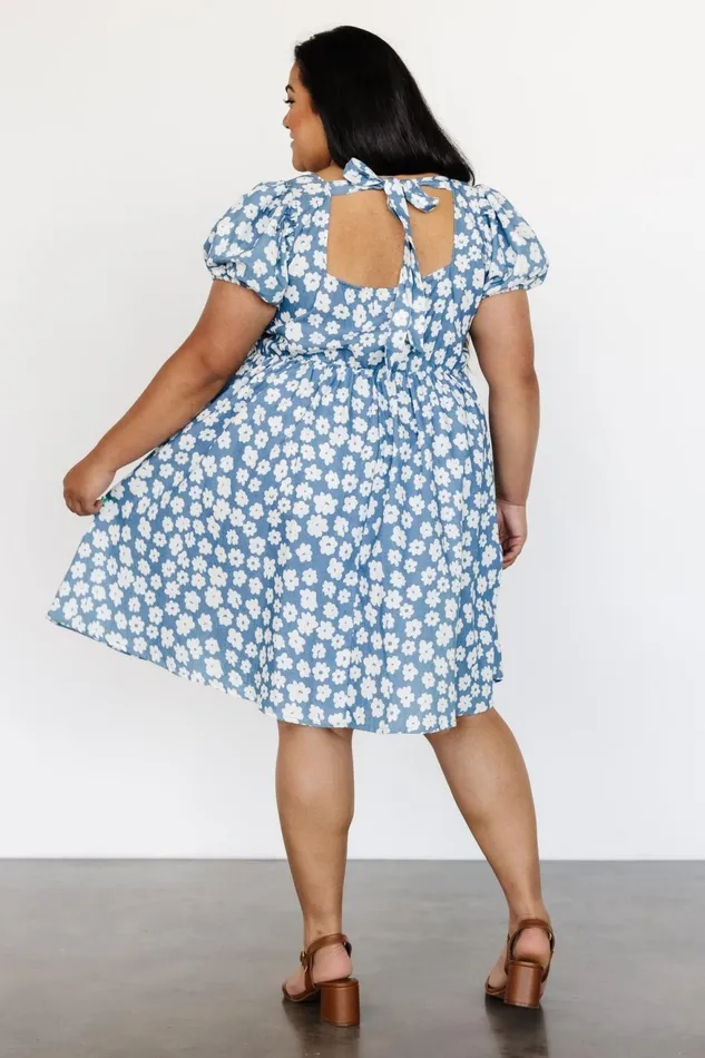 Women Short Dresses Baltic Born McKell Mini Dress Chambray Floral Women Short Dresses Baltic Born McKell Mini Dress Chambray Floral
