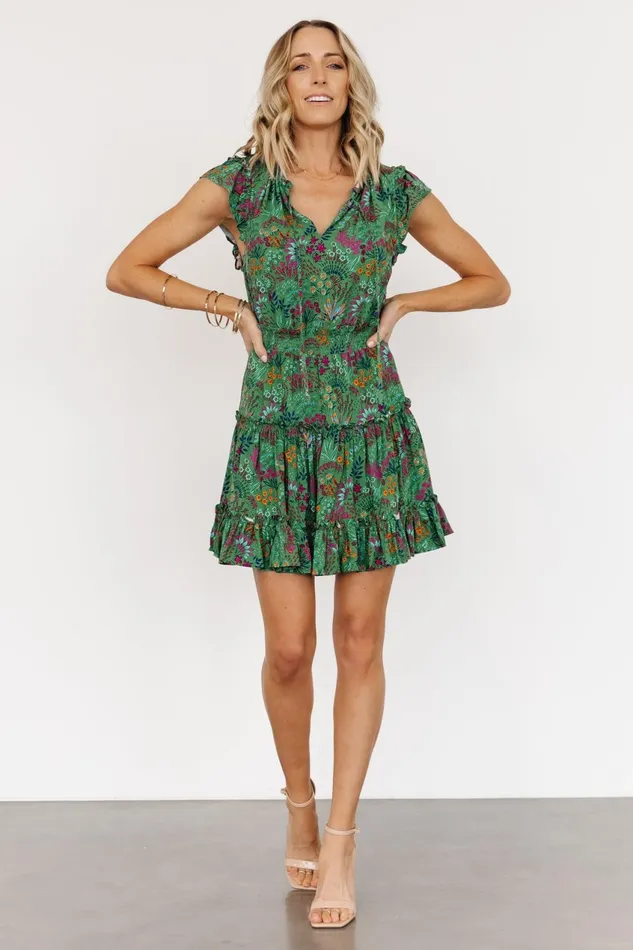 Women Short Dresses Baltic Born Rio Short Dress Green Multi