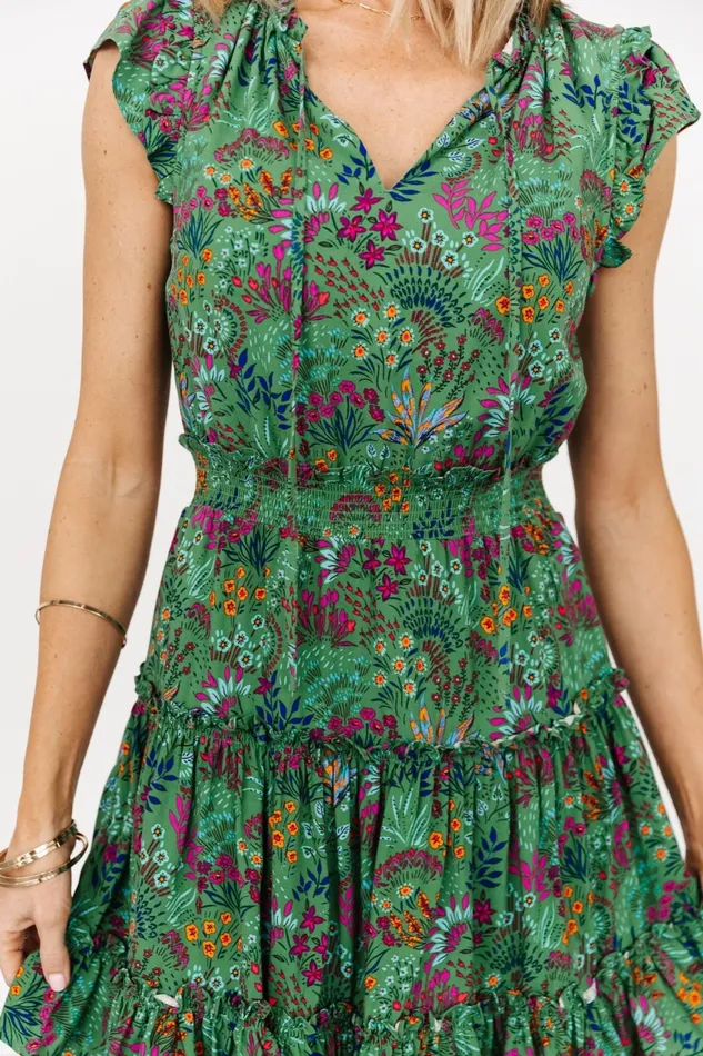 Women Short Dresses Baltic Born Rio Short Dress Green Multi Women Short Dresses Baltic Born Rio Short Dress Green Multi