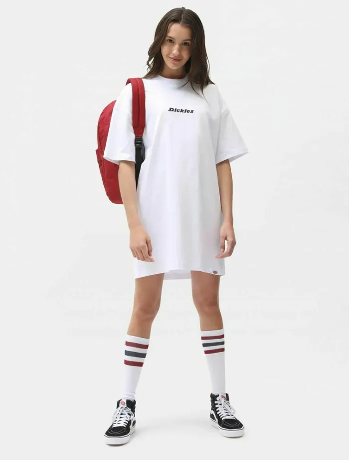 Women Skirts and Dresses Dickies Loretto Dress White