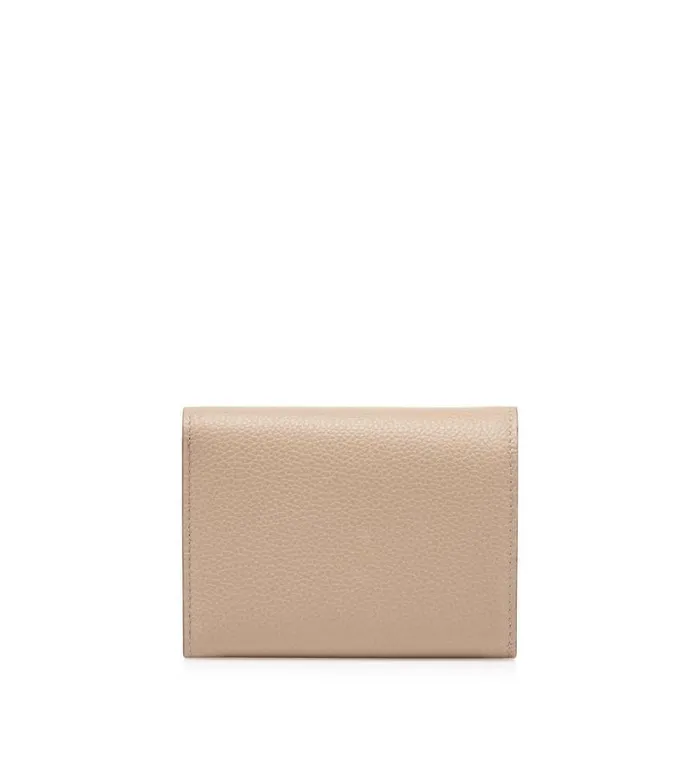 Women Small Leather Goods Tom Ford Grain Leather Tara Compact Wallet Women Small Leather Goods Tom Ford Grain Leather Tara Compact Wallet
