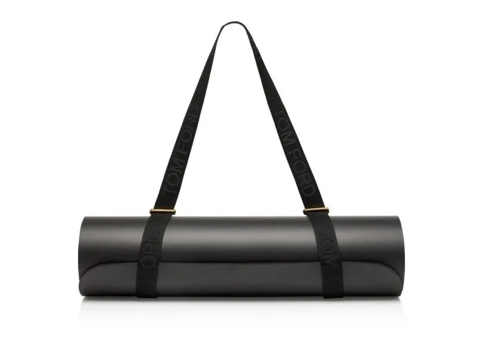 Women Small Leather Goods Tom Ford Rubber Yoga Mat With Webbing Strap Black