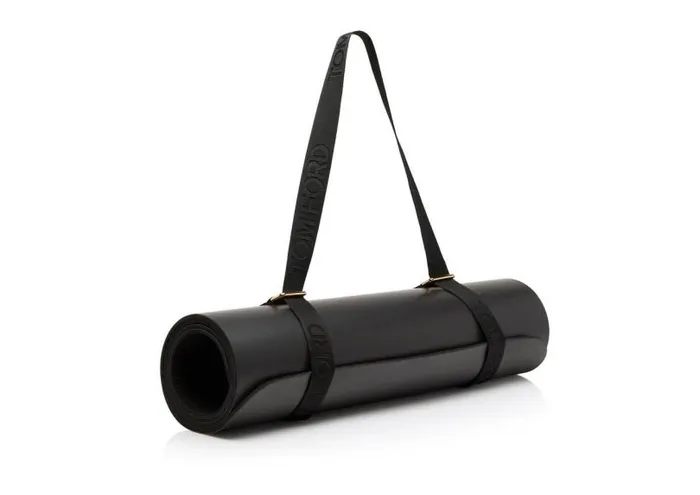 Women Small Leather Goods Tom Ford Rubber Yoga Mat With Webbing Strap Black Women Small Leather Goods Tom Ford Rubber Yoga Mat With Webbing Strap Black
