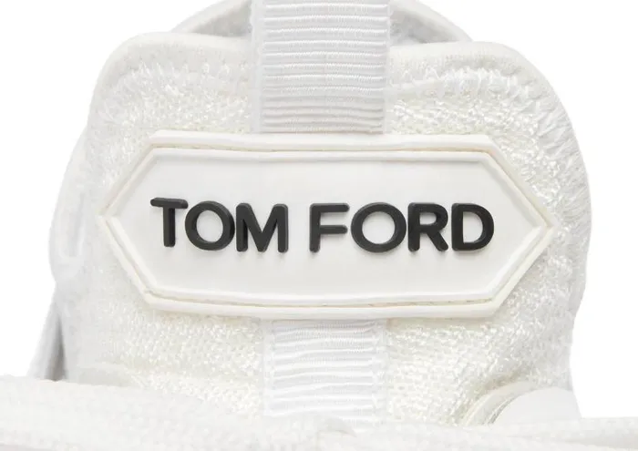 Women Sneakers Tom Ford Nylon Mesh Jago Low Top White Women Sneakers Tom Ford Nylon Mesh Jago Low Top White