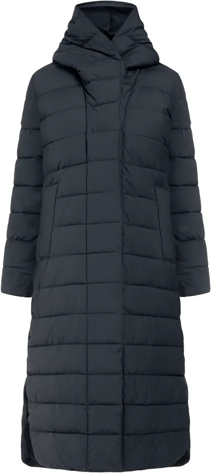 Women Stella Parka Long Dark Night Blue Didriksons Autumn Jackets