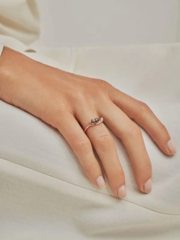 Women Swarovski Crystal Geometric Ring 8211 Rose Gold CHARLES and KEITH Rings Women Swarovski Crystal Geometric Ring 8211 Rose Gold CHARLES and KEITH Rings