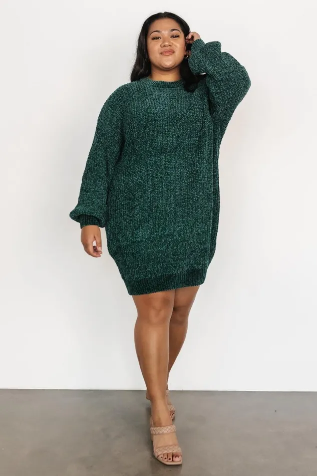 Women Sweaters Baltic Born Christa Sweater Dress Emerald Women Sweaters Baltic Born Christa Sweater Dress Emerald