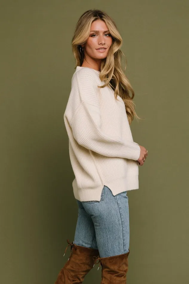 Women Sweaters Baltic Born Jacey Knit Sweater Ivory Women Sweaters Baltic Born Jacey Knit Sweater Ivory