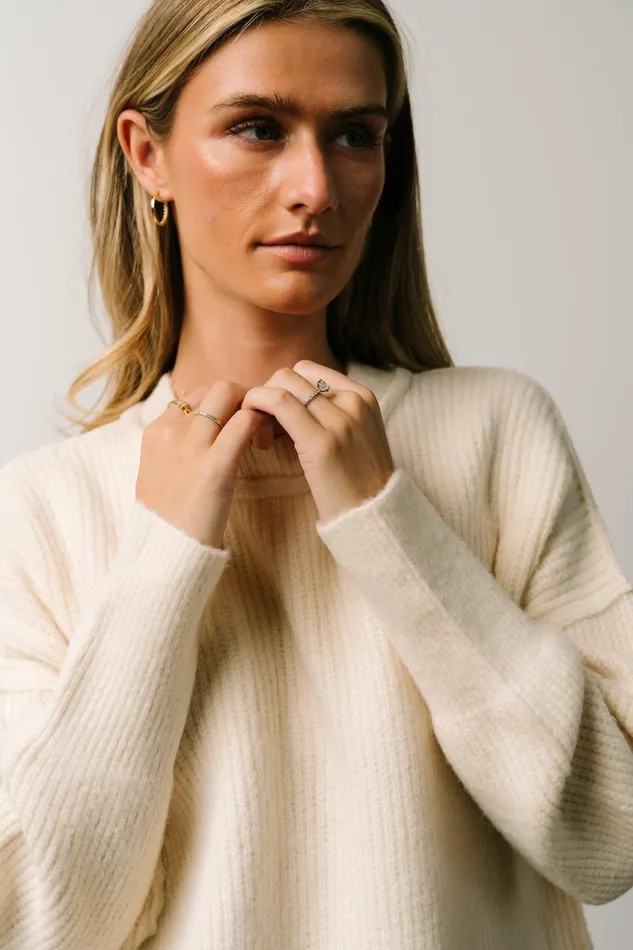 Women Sweaters Baltic Born Jacey Knit Sweater Ivory Women Sweaters Baltic Born Jacey Knit Sweater Ivory