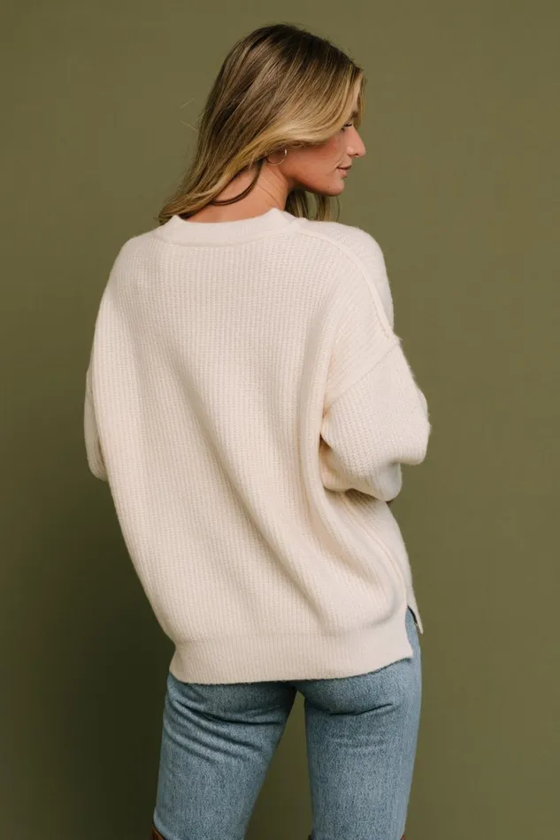 Women Sweaters Baltic Born Jacey Knit Sweater Ivory Women Sweaters Baltic Born Jacey Knit Sweater Ivory