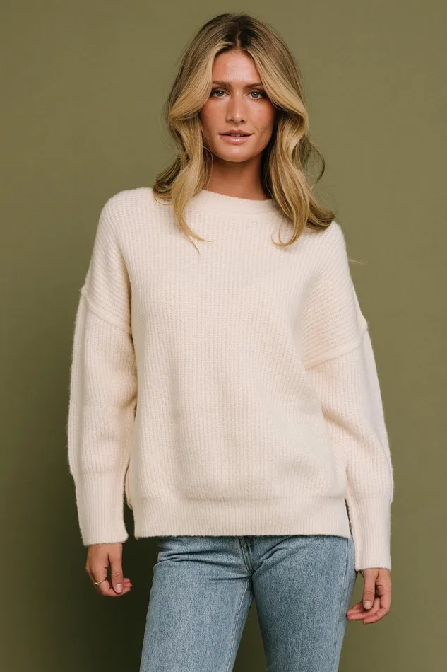Women Sweaters Baltic Born Jacey Knit Sweater Ivory Women Sweaters Baltic Born Jacey Knit Sweater Ivory