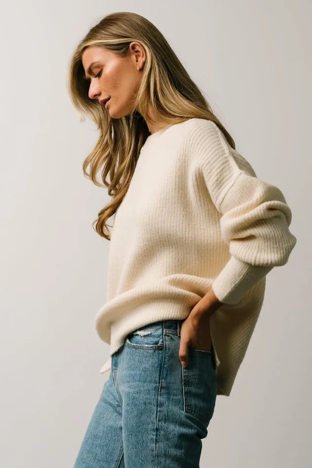 Women Sweaters Baltic Born Jacey Knit Sweater Ivory Women Sweaters Baltic Born Jacey Knit Sweater Ivory