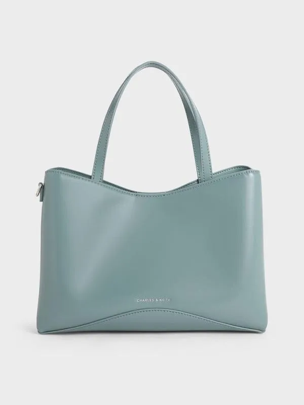 Women Sybill Tote Bag 8211 Slate Blue CHARLES and KEITH Tote Bags